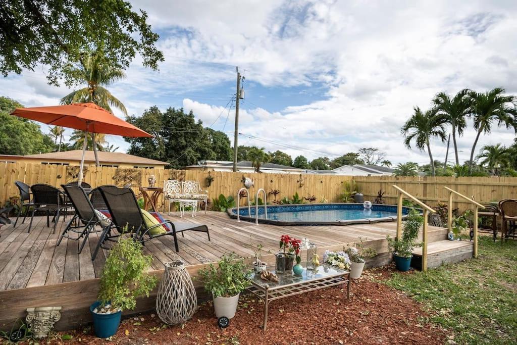 Tropical Pool Luxury Home Best Location Beaches Restaurant Hard Rock Fun Hallandale Beach Esterno foto